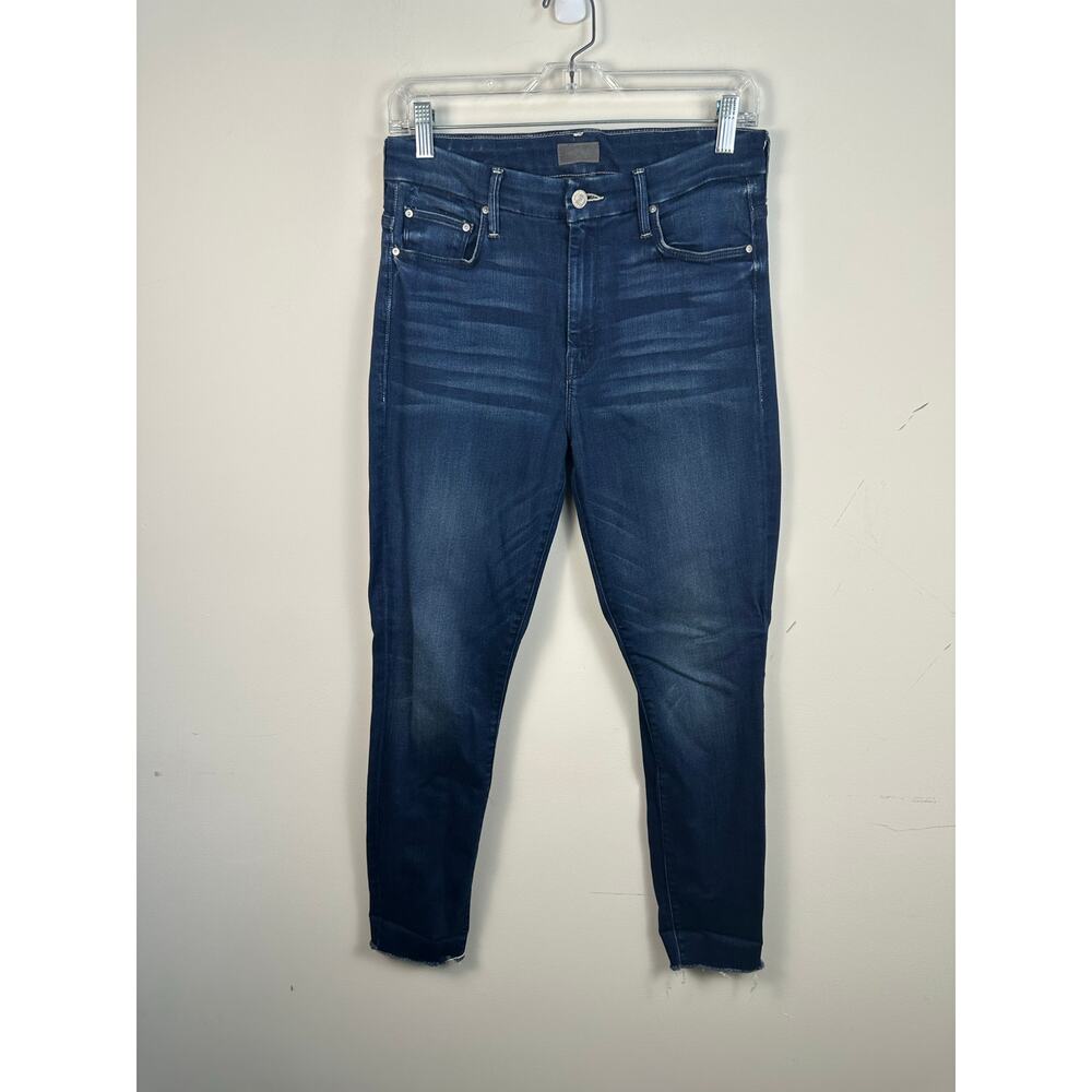 Mother High Waisted Looker Ankle Fray in Tongue and Chic Size 29 EUC